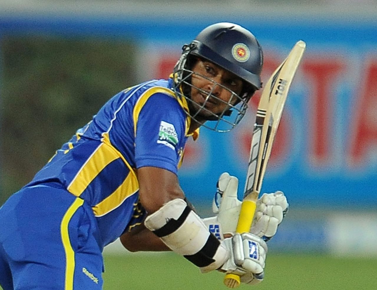 Kumar Sangakkara whips one towards fine-leg, Pakistan v Sri Lanka, 3rd ODI, Dubai, November 18, 2011