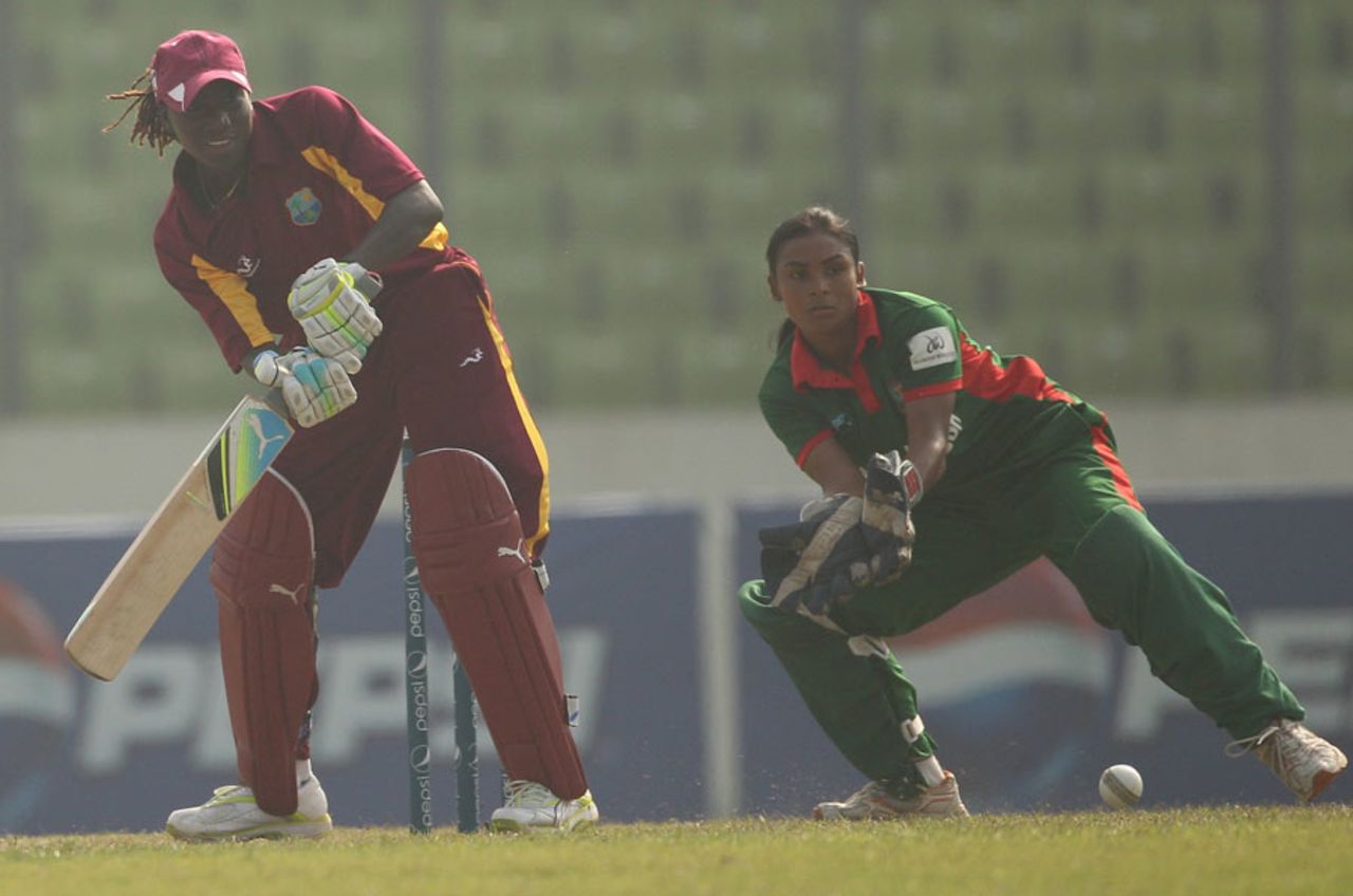 West Indies opener Stafanie Taylor top scored with 62, Bangladesh v West Indies Women's 50-over match, ICC Women's World Cup Qualifier, Mirpur, November 20, 2011