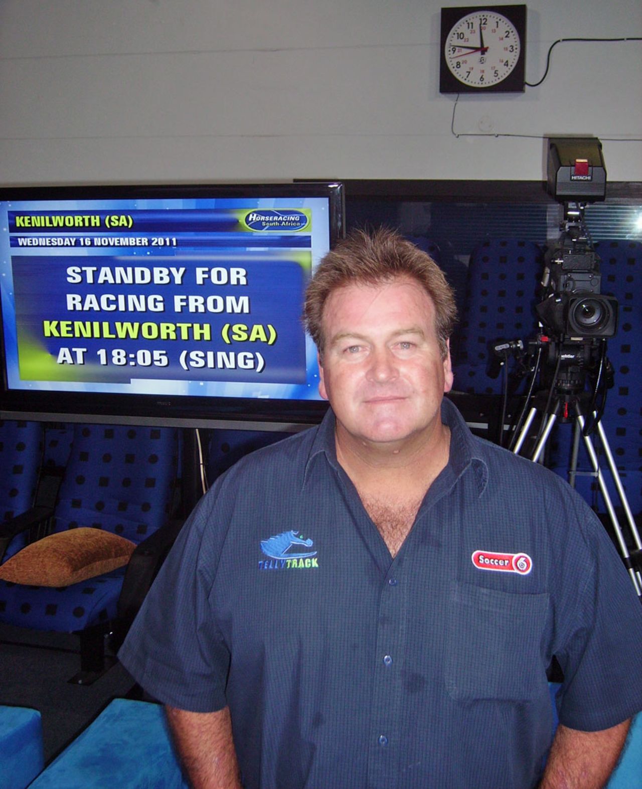 Australian fast bowler Rod McCurdy now works at a TV station in South Africa, 2011