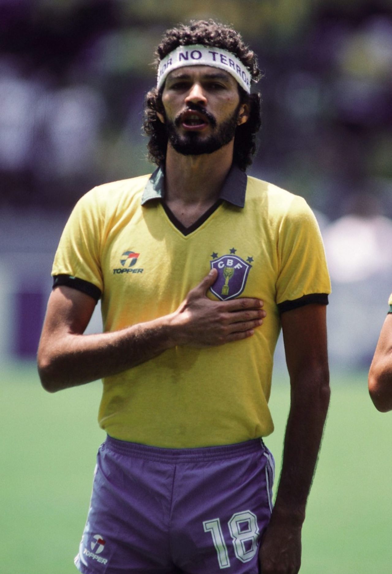 Socrates, the Brazil footballer