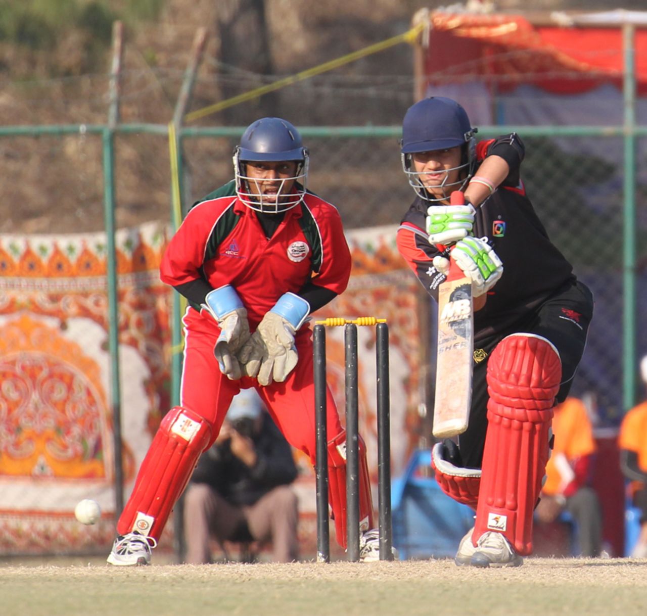 Aizaz Khan's batting helped Hong Kong win their semi-final against Oman at the ACC Twenty20 Cup 2011 in Kathmandu on 6th December 2011