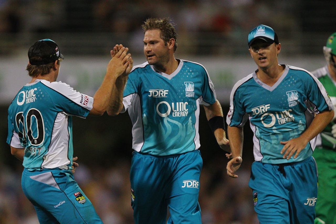 Ryan Harris made a comeback to competitive cricket, Brisbane Heat v Melbourne Stars, BBL, Brisbane, December 20, 2011