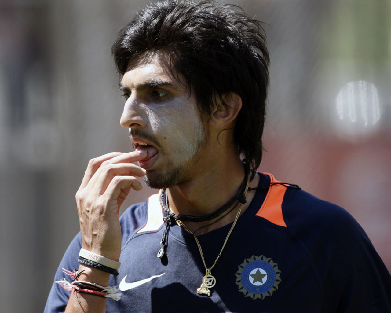 Ishant Sharma at a training session ahead of the first Test, Melbourne, December 23, 2011