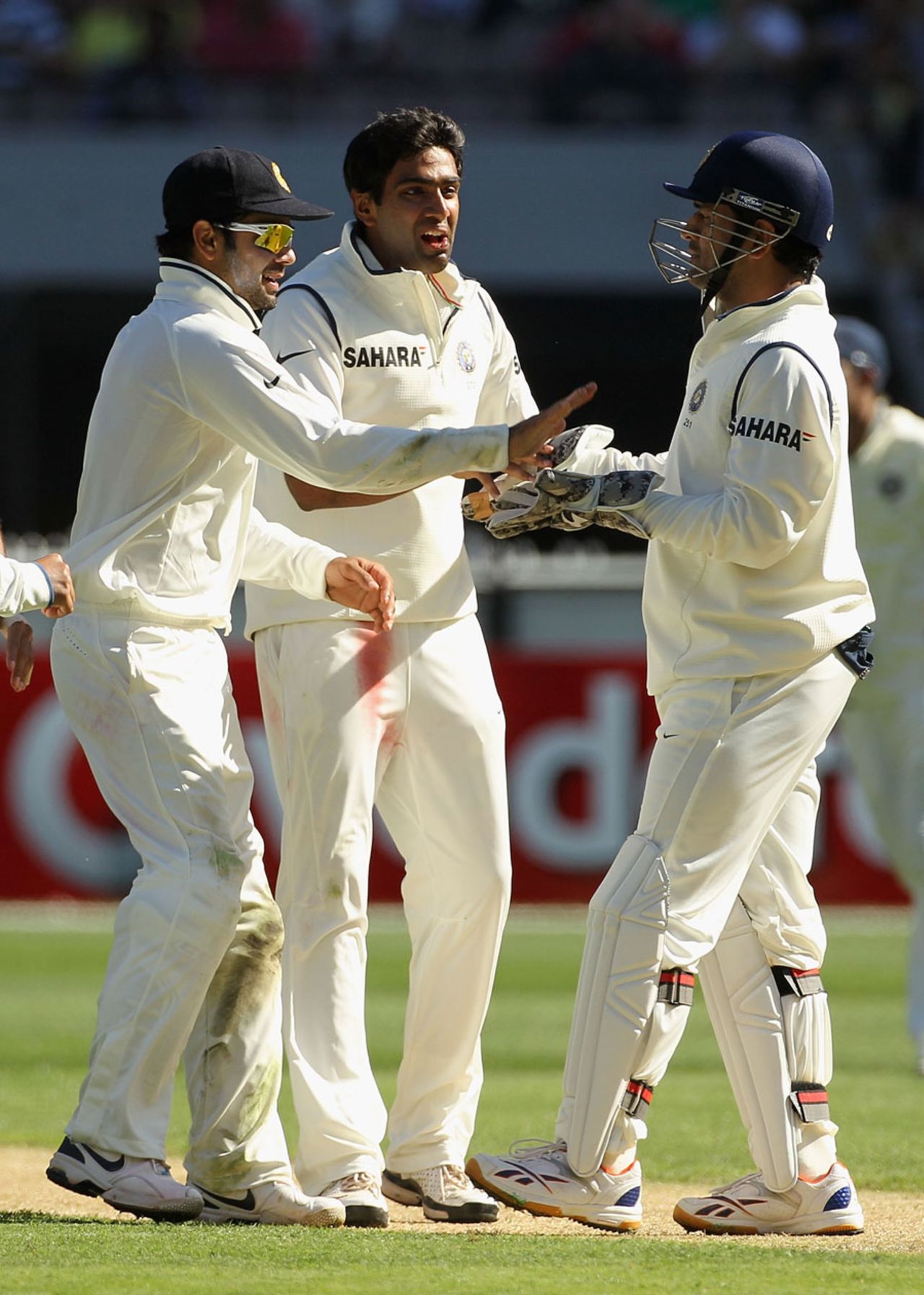 R Ashwin took the wicket of Ed Cowan, Australia v India, 1st Test, Melbourne, 1st day, December 26, 2011