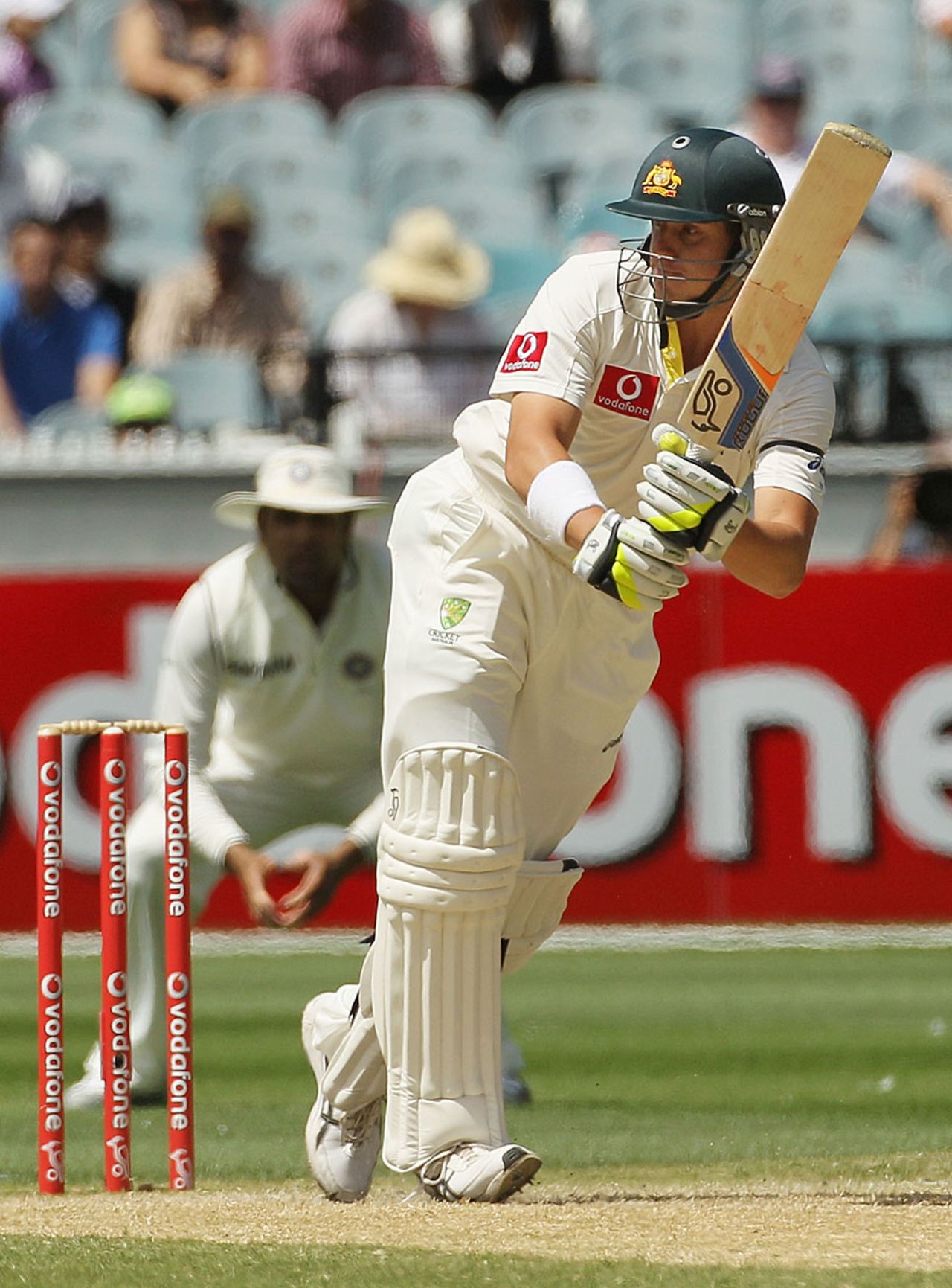 James Pattinson produced an assured cameo, Australia v India, 1st Test, Melbourne, 4th day, December 29, 2011