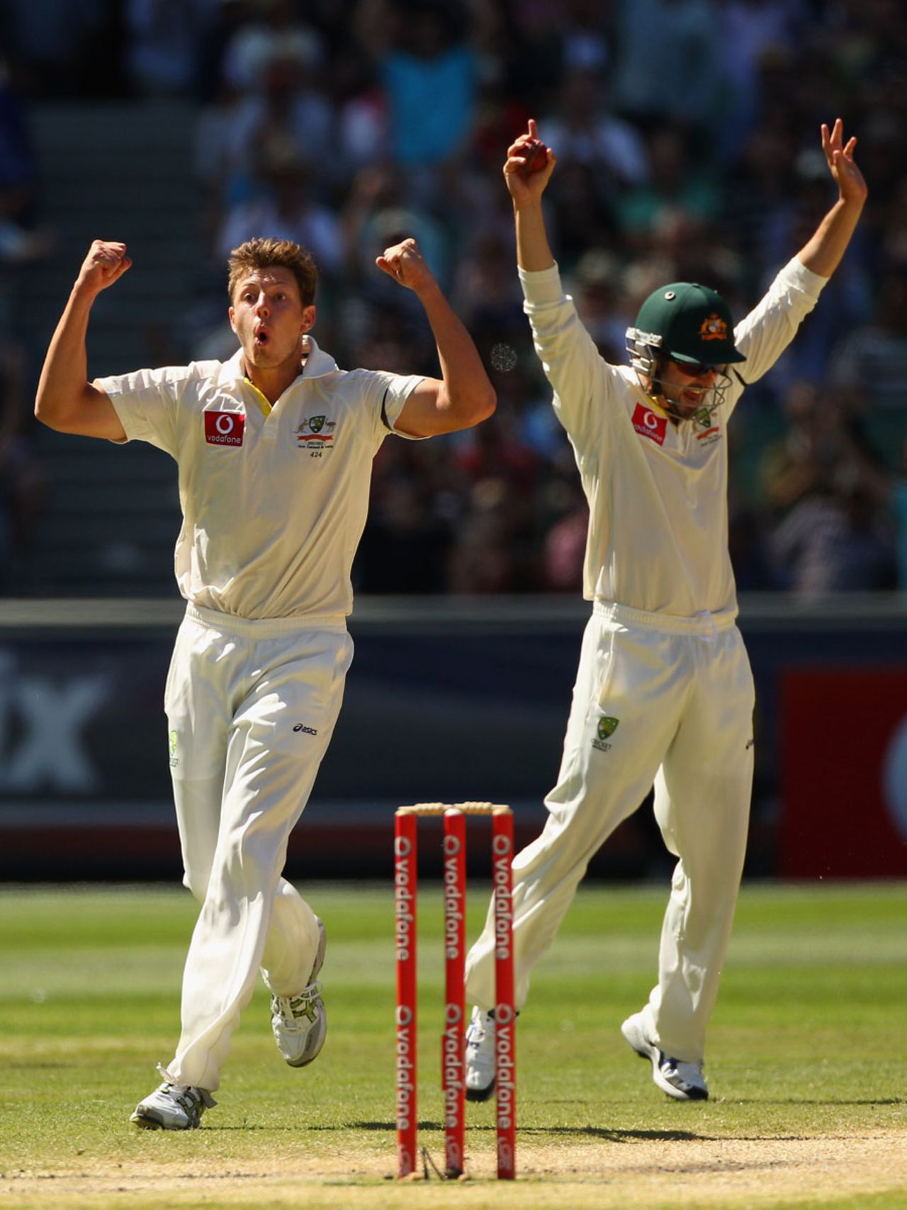 James Pattinson finished with four wickets, Australia v India, 1st Test, Melbourne, 4th day, December 29, 2011
