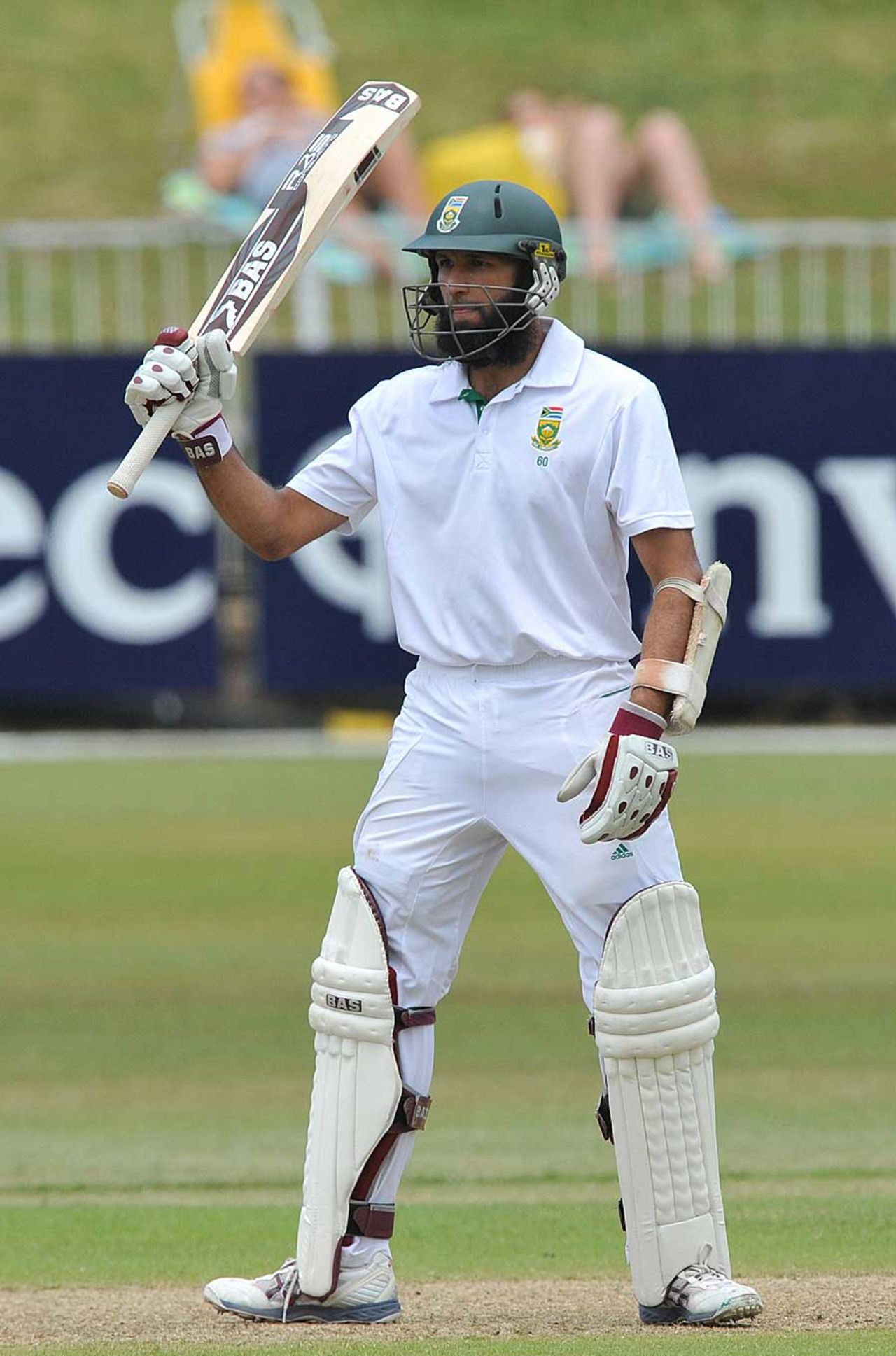 Hashim Amla scored his second half-century of the match, South Africa v Sri Lanka, 2nd Test, Durban, 4th day, December 29, 2011