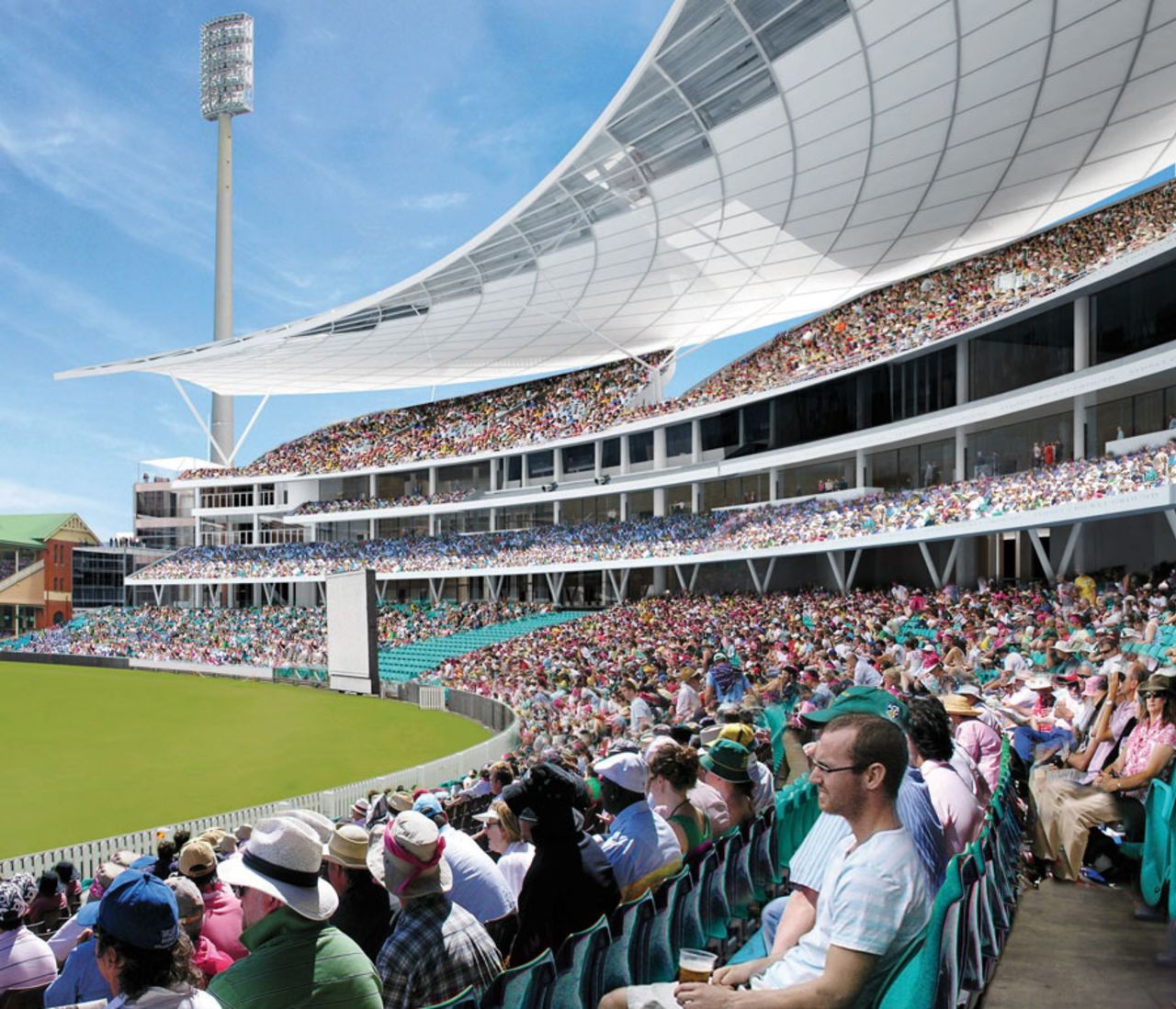 A computer-generated image of the proposed new-look SCG, January 3, 2012