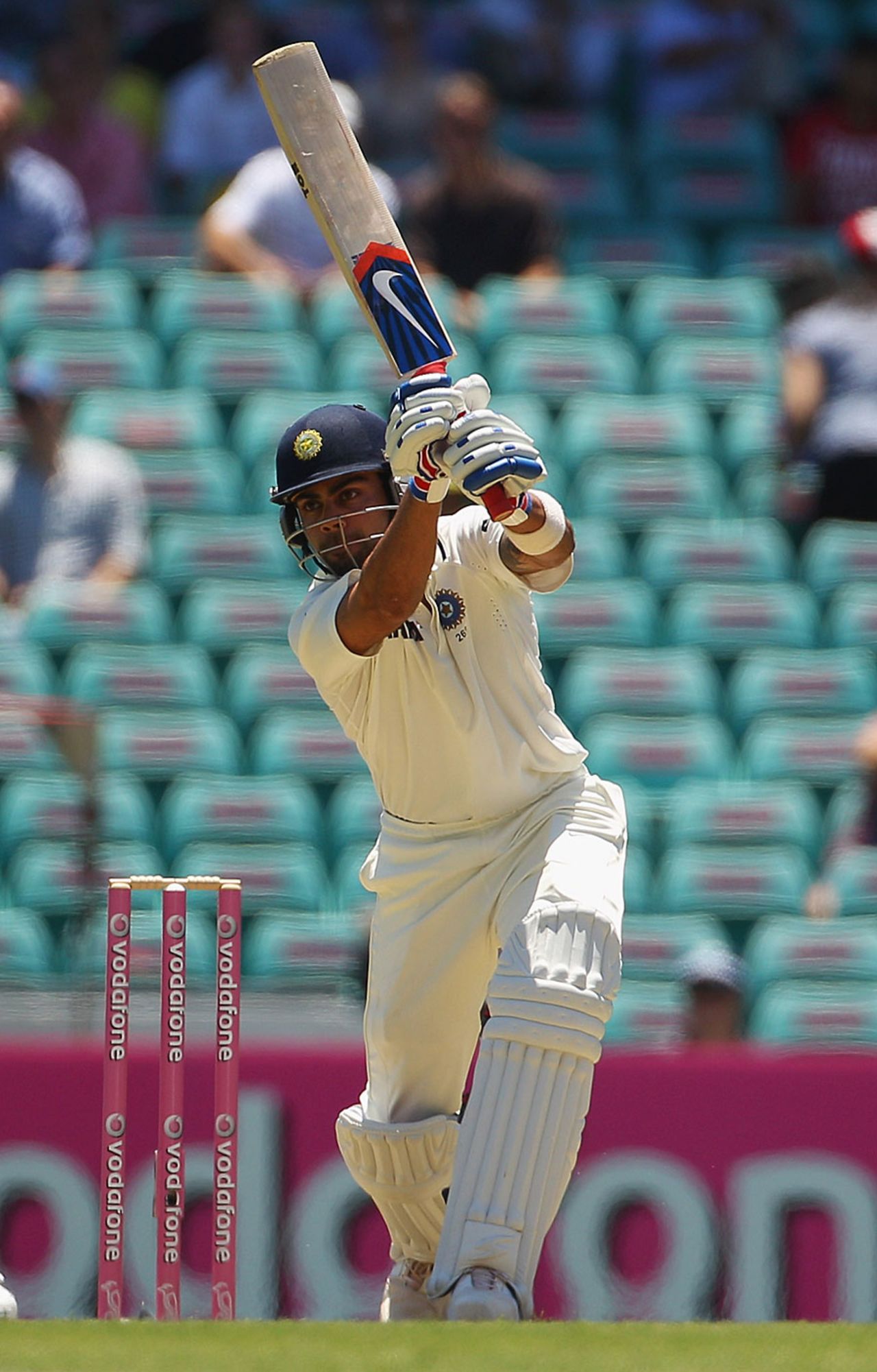 Virat Kohli drives at the SCG, Australia v India, 2nd Test, Sydney, 1st day, January 3, 2012
