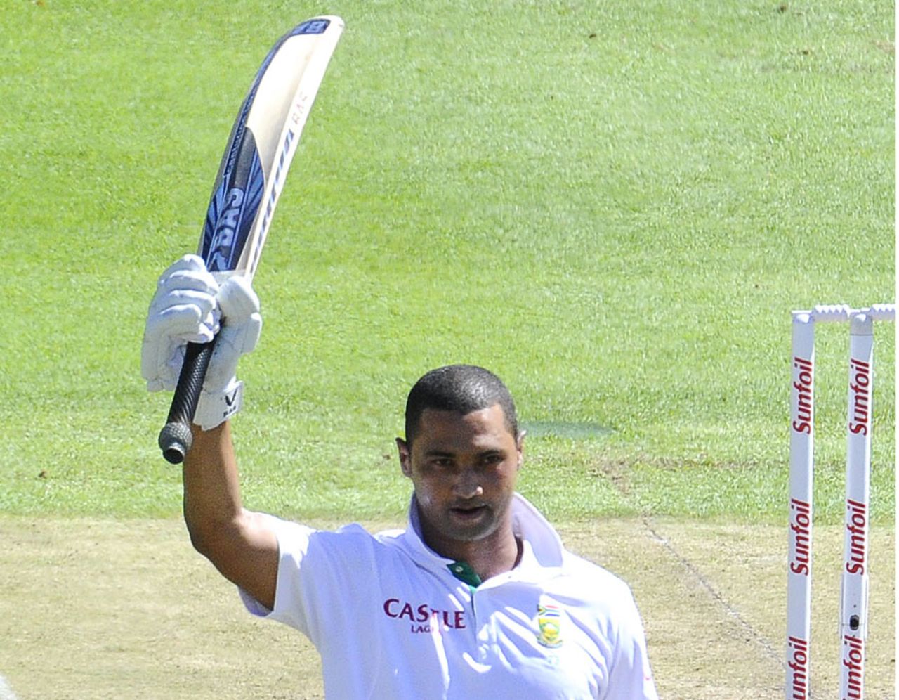 Alviro Petersen made his second Test century, South Africa v Sri Lanka, 3rd Test, Cape Town, 1st day, January 3, 2012