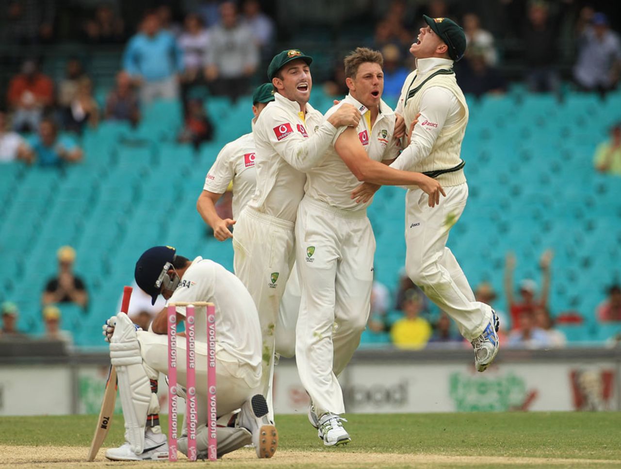 James Pattinson had Virat Kohli lbw, Australia v India, 2nd Test, Sydney, 4th day, January 6, 2012