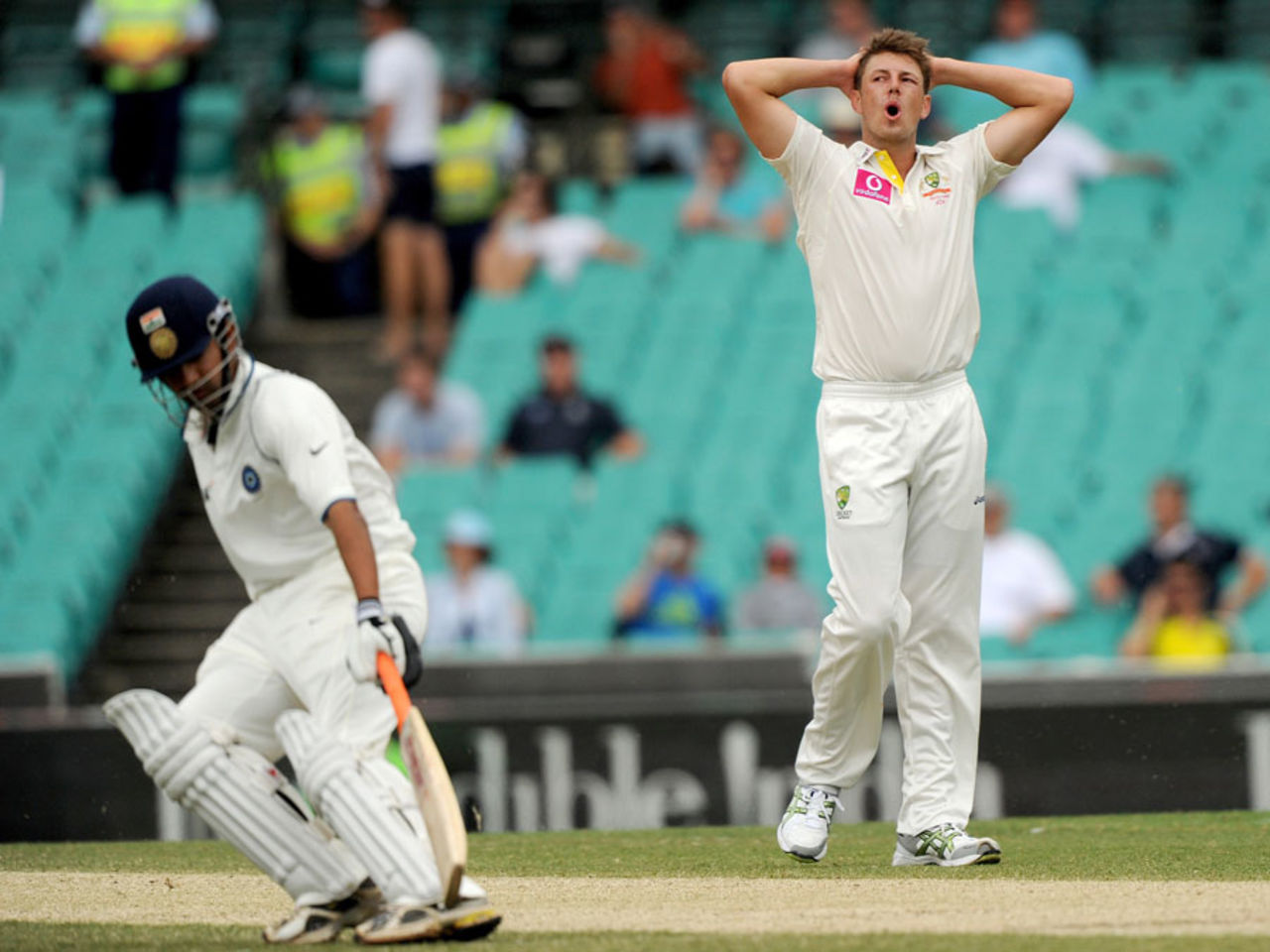 Gautam Gambhir stalled Australia's charge in the second innings, Australia v India, 2nd Test, Sydney, 4th day, January 6, 2012