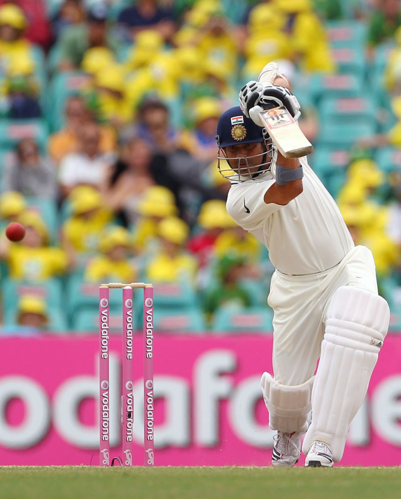 Sachin Tendulkar made 80, Australia v India, 2nd Test, Sydney, 4th day, January 6, 2012