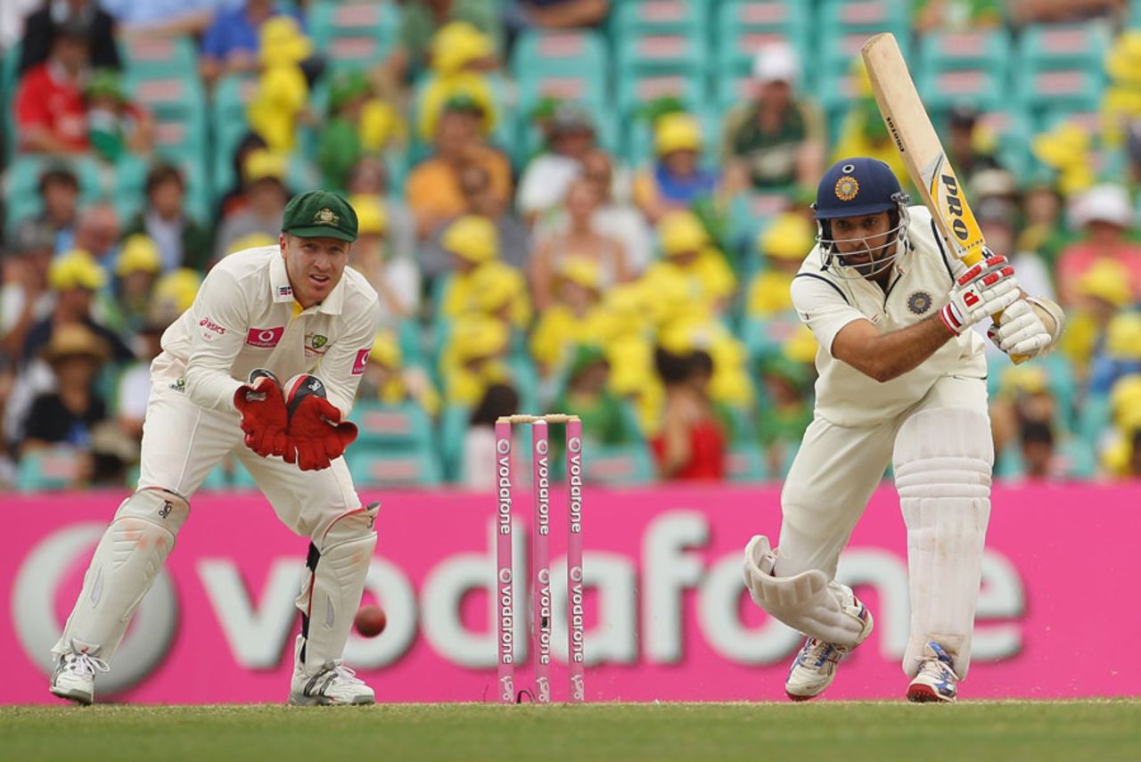 VVS Laxman made a fighting half-century, Australia v India, 2nd Test, Sydney, 4th day, January 6, 2012