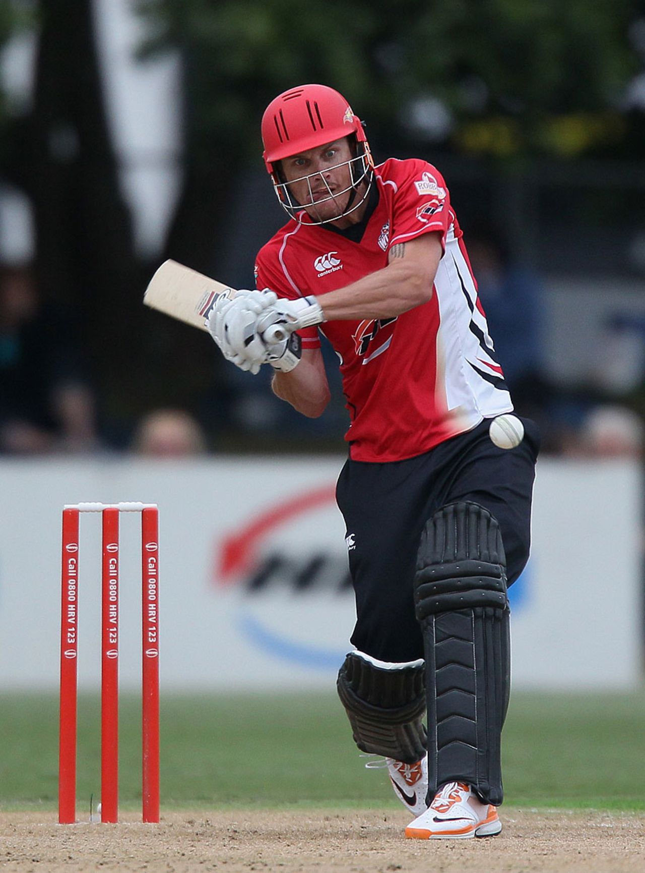 Rob Nicol smacked 101 not out of 57 balls, Auckland v Wellington, HRV Cup, December 18, 2011