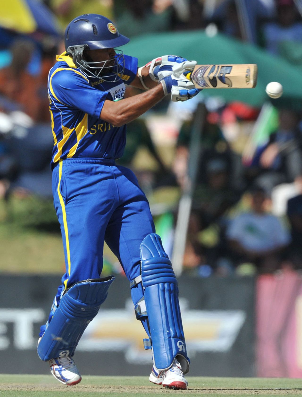 After ducks in the first two ODIs, Tillakaratne Dilshan made his first runs of the series, South Africa v Sri Lanka, 3rd ODI, Bloemfontein, January 17, 2012