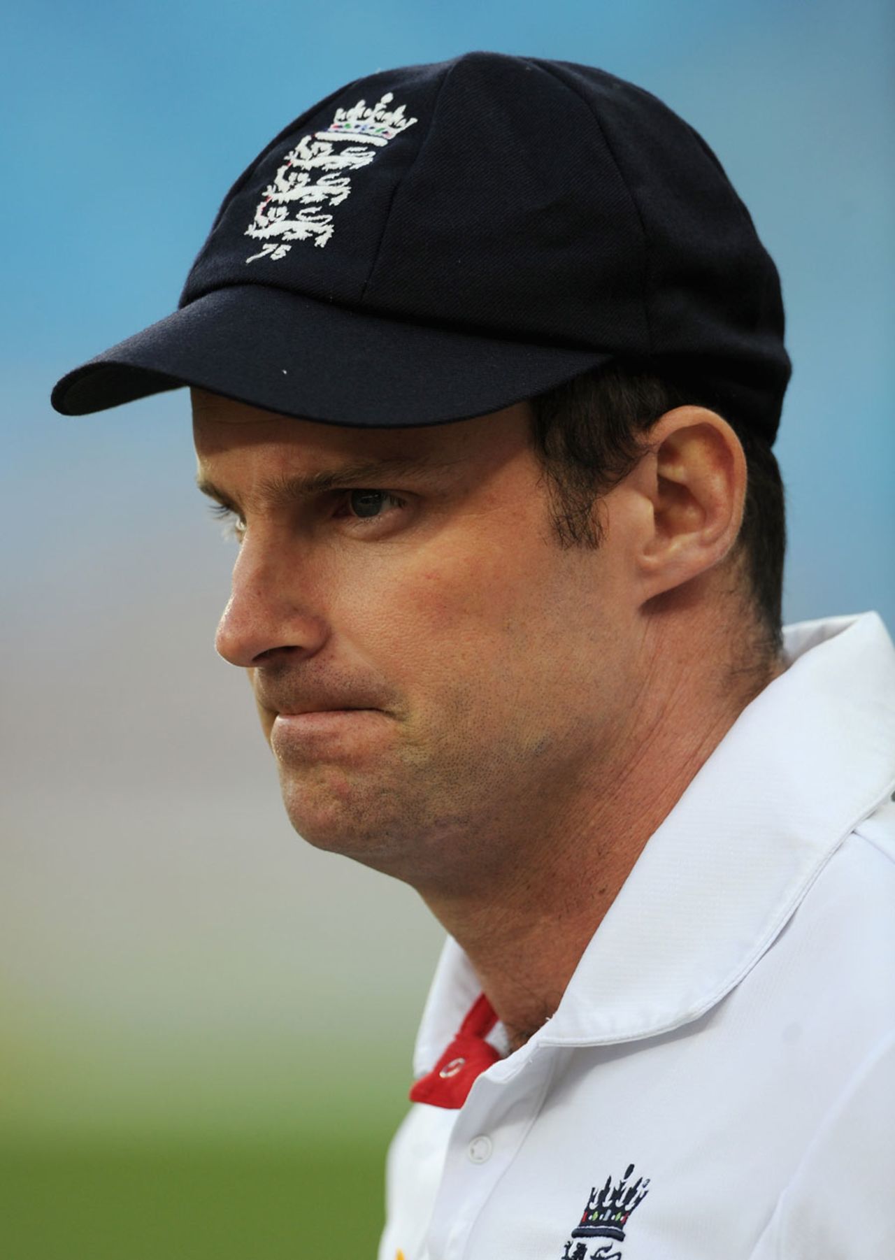 England captain Andrew Strauss is under pressure with his own form, Pakistan v England, 1st Test, Dubai, 3rd day, January 19, 2012