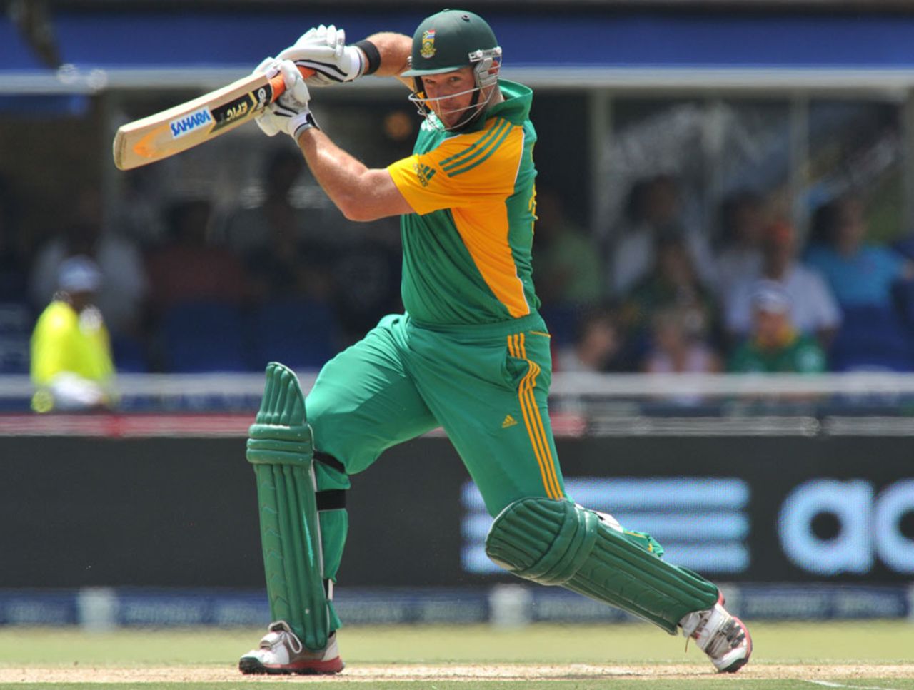 Graeme Smith plays a square drive, South Africa v Sri Lanka, 5th ODI, Johannesburg, January 22, 2012