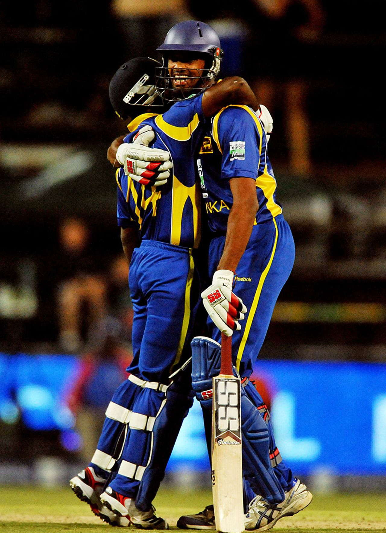 Sachithra Senanayake hit the six that won Sri Lanka the match, South Africa v Sri Lanka, 5th ODI, Johannesburg, January 22, 2012