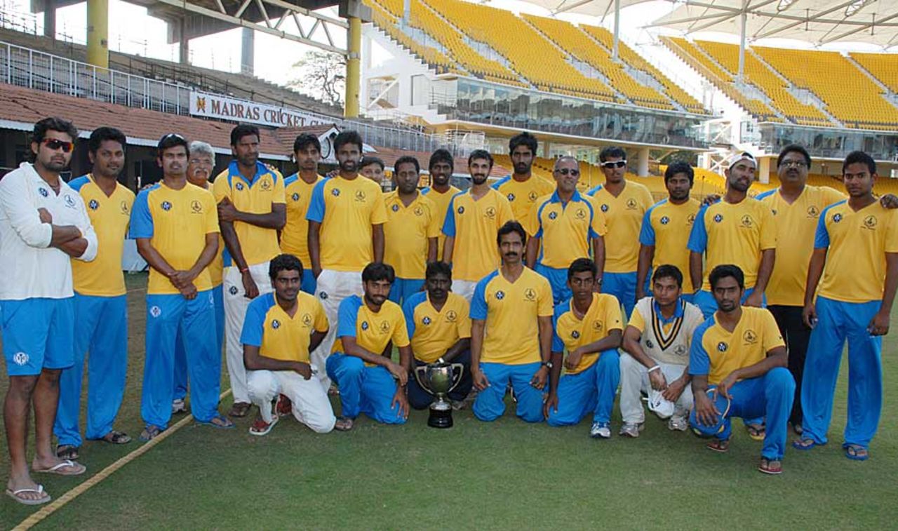 Tamil Nadu had to settle for the runners-up spot after they conceded a first-innings lead, Tamil Nadu v Rajasthan, Ranji Trophy final, Chennai, 5th day, January 23, 2012
