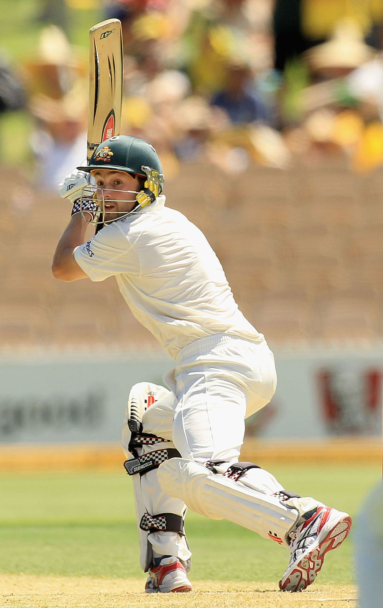 Ed Cowan scored a steady 30, Australia v India, 4th Test, Adelaide, 1st day, January 24, 2012