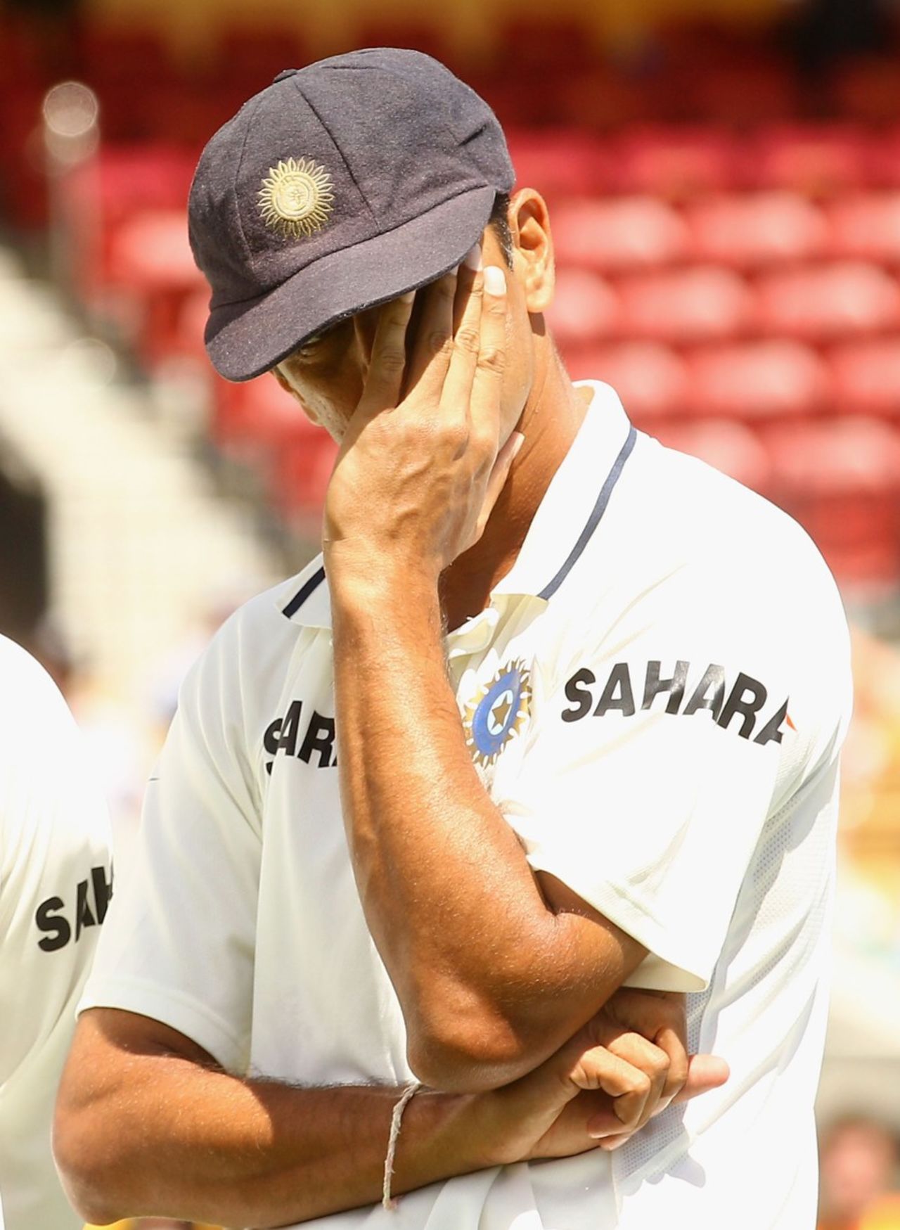Rahul Dravid at the post-match presentation, 4th Test, Adelaide, 5th day, January 28, 2012
