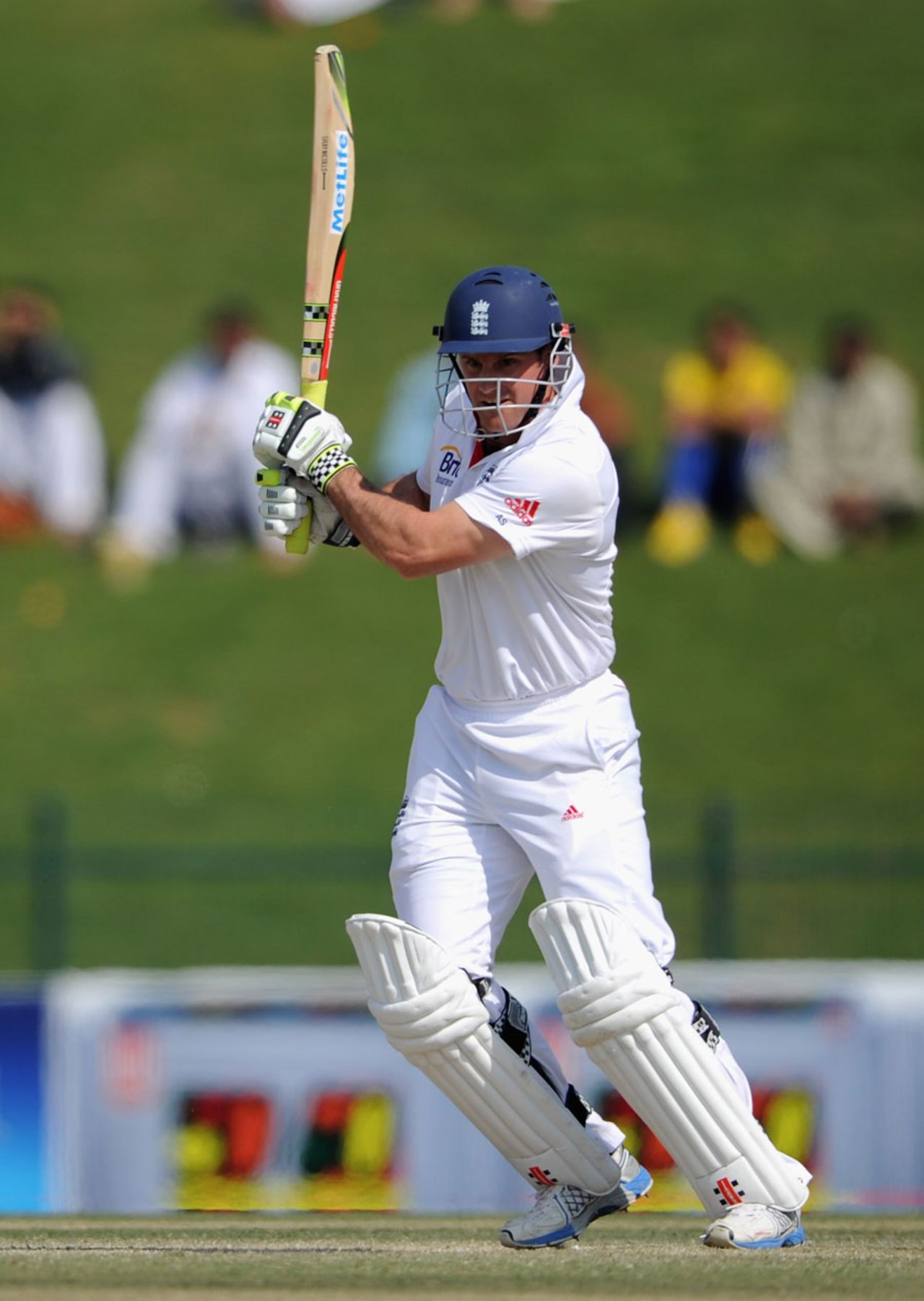 England captain Andrew Strauss, Pakistan v England, 2nd Test, Abu Dhabi, 4th day, January 28, 2012