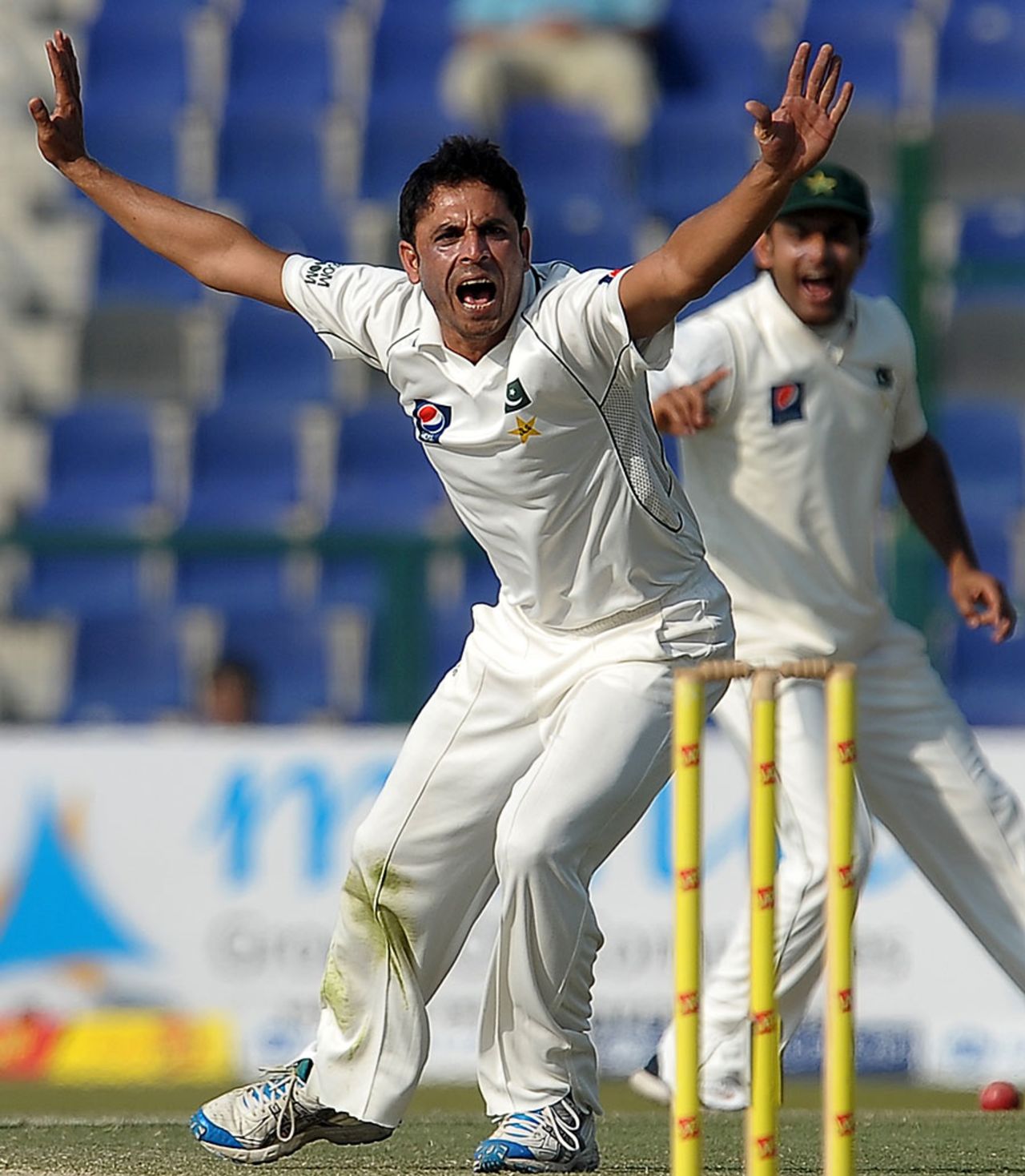 Abdur Rehman took career-best figures of 6 for 25, Pakistan v England, 2nd Test, Abu Dhabi, 4th day, January 28, 2012