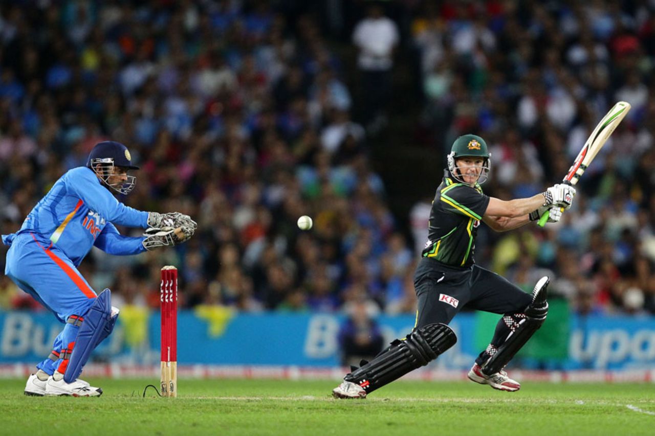George Bailey captained on international Twenty20 debut, Australia v India, 1st Twenty20, Stadium Australia, Sydney, February 1, 2012