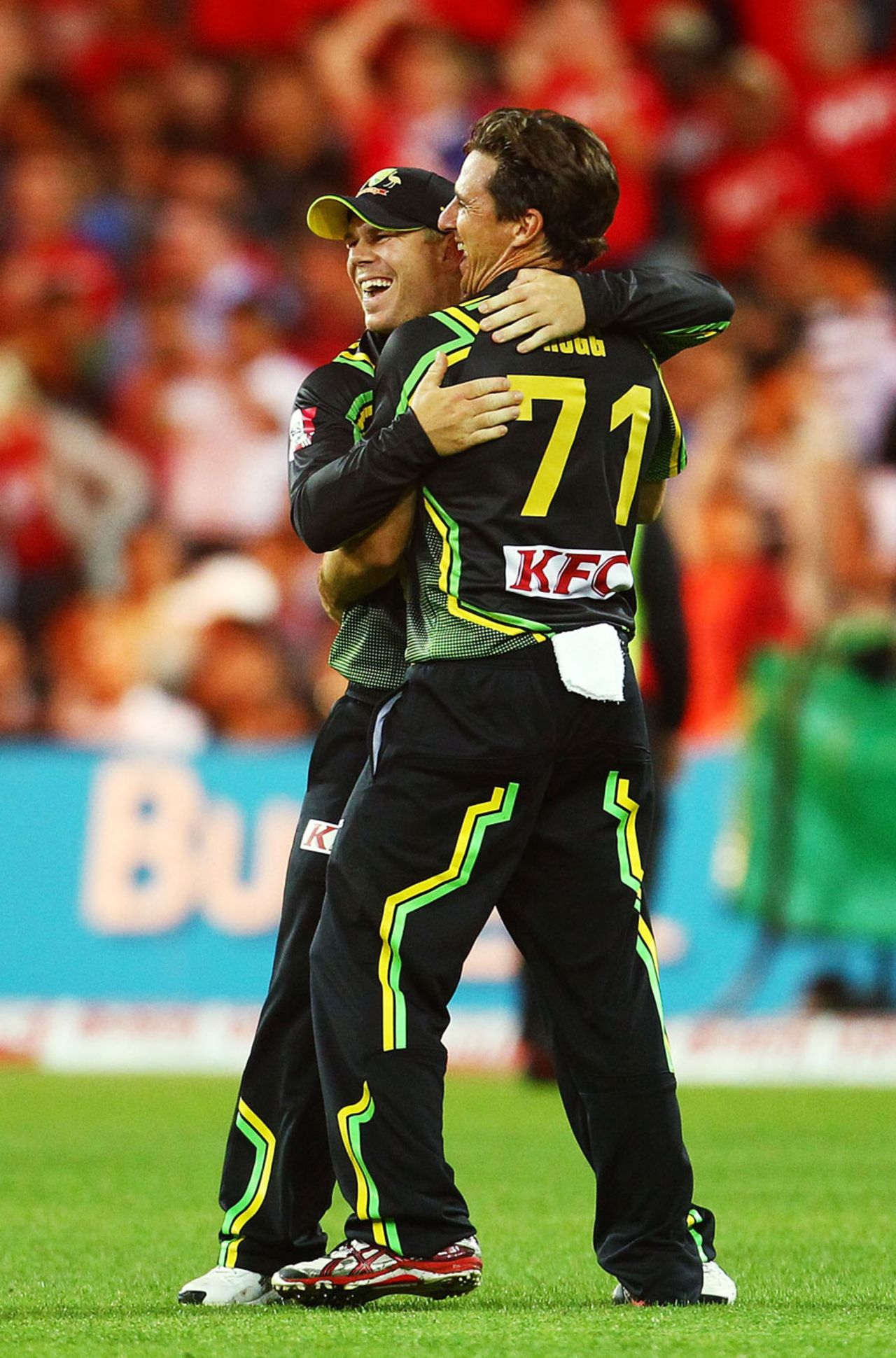 Brad Hogg struck on international return, Australia v India, 1st Twenty20, Stadium Australia, Sydney, February 1, 2012