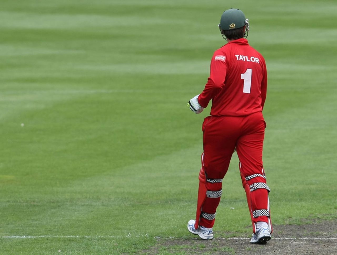 Brendan Taylor walks away after being dismissed for 58, New Zealand v Zimbabwe, 1st ODI, Dunedin, February 3, 2012
