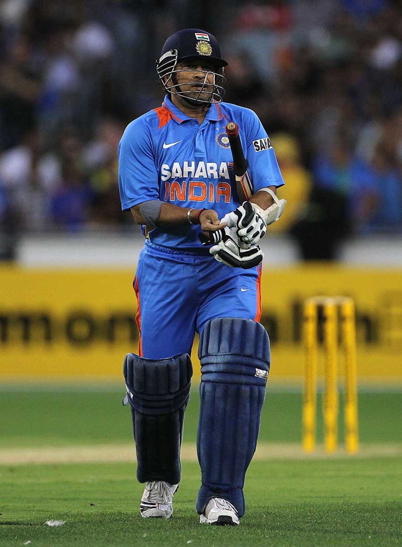 Sachin Tendulkar fell for 2, Australia v India, CB Series, 1st ODI, Melbourne, February 5, 2012