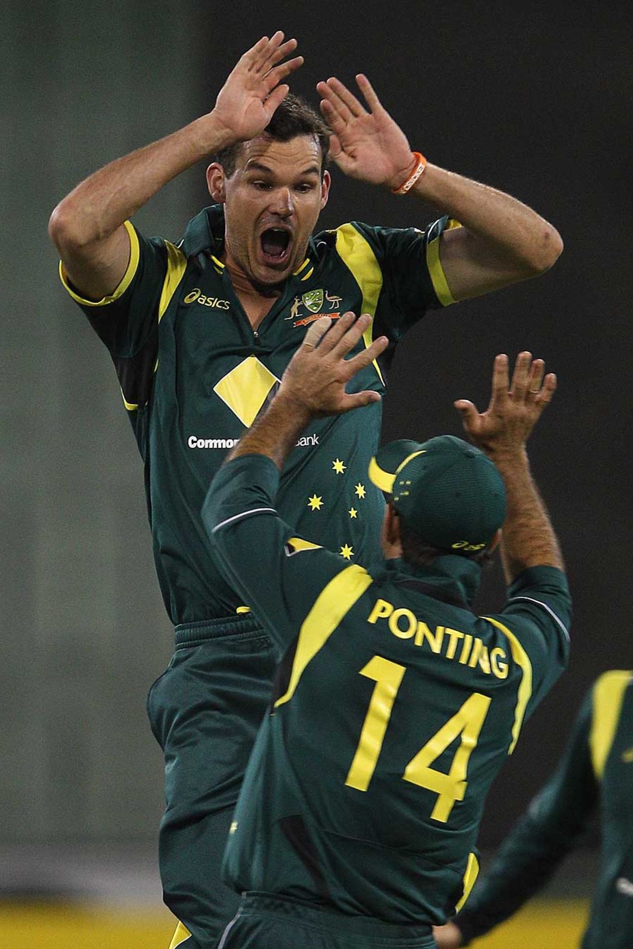 Clint McKay dismissed Virat Kohli and Rohit Sharma in quick succession, Australia v India, CB Series, 1st ODI, Melbourne, February 5, 2012