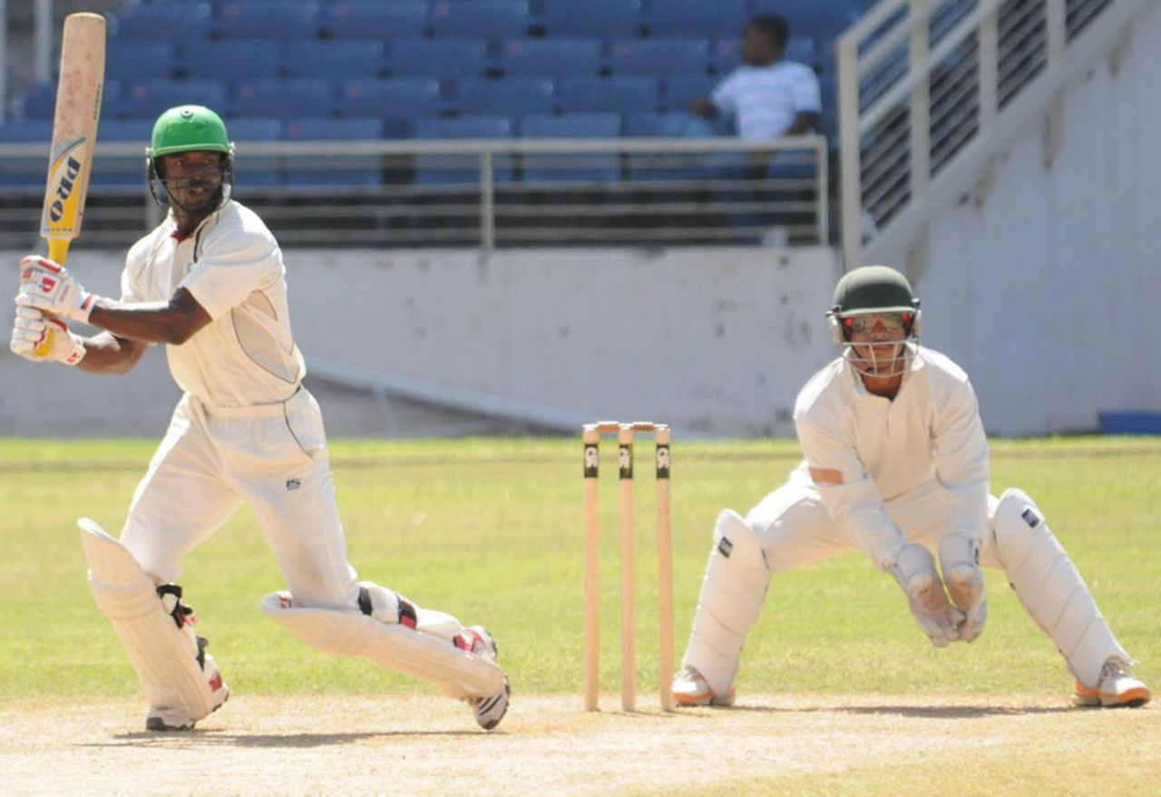 Opener Devon Smith scored a century in Winward Islands' second innings, Jamaica v Windward Islands, Day 3, Kingston, Regional Four Day competition, February 5, 2012