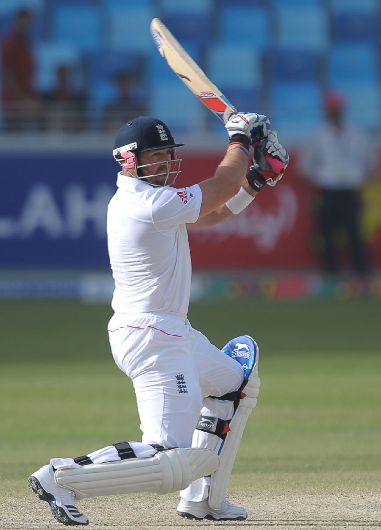 Matt Prior provided lower-order runs for England, Pakistan v England, 3rd Test, Dubai, 4th day, February 6, 2012 