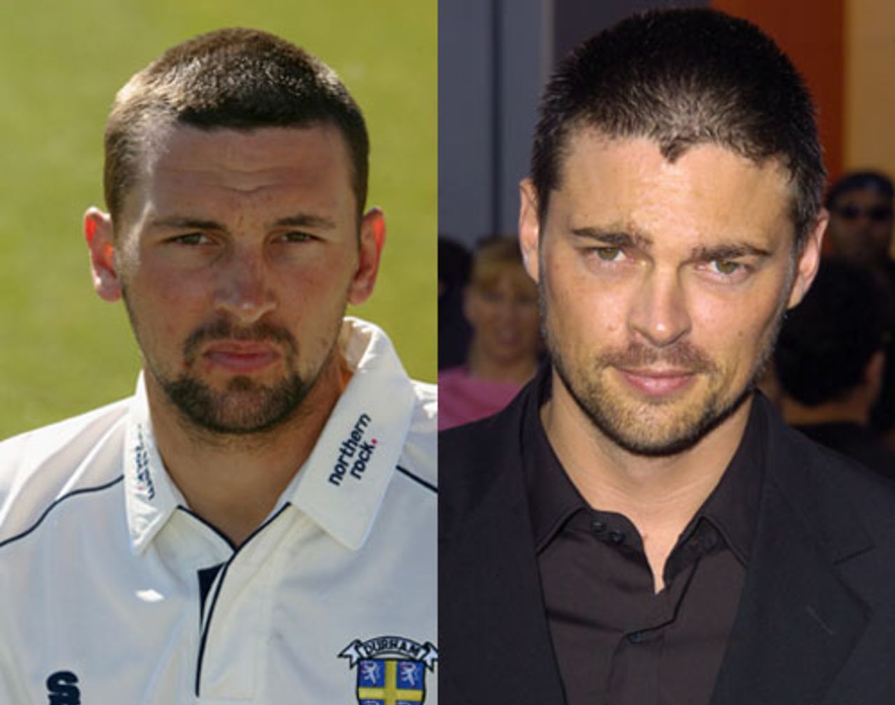 Composite: Steve Harmison and Karl Urban