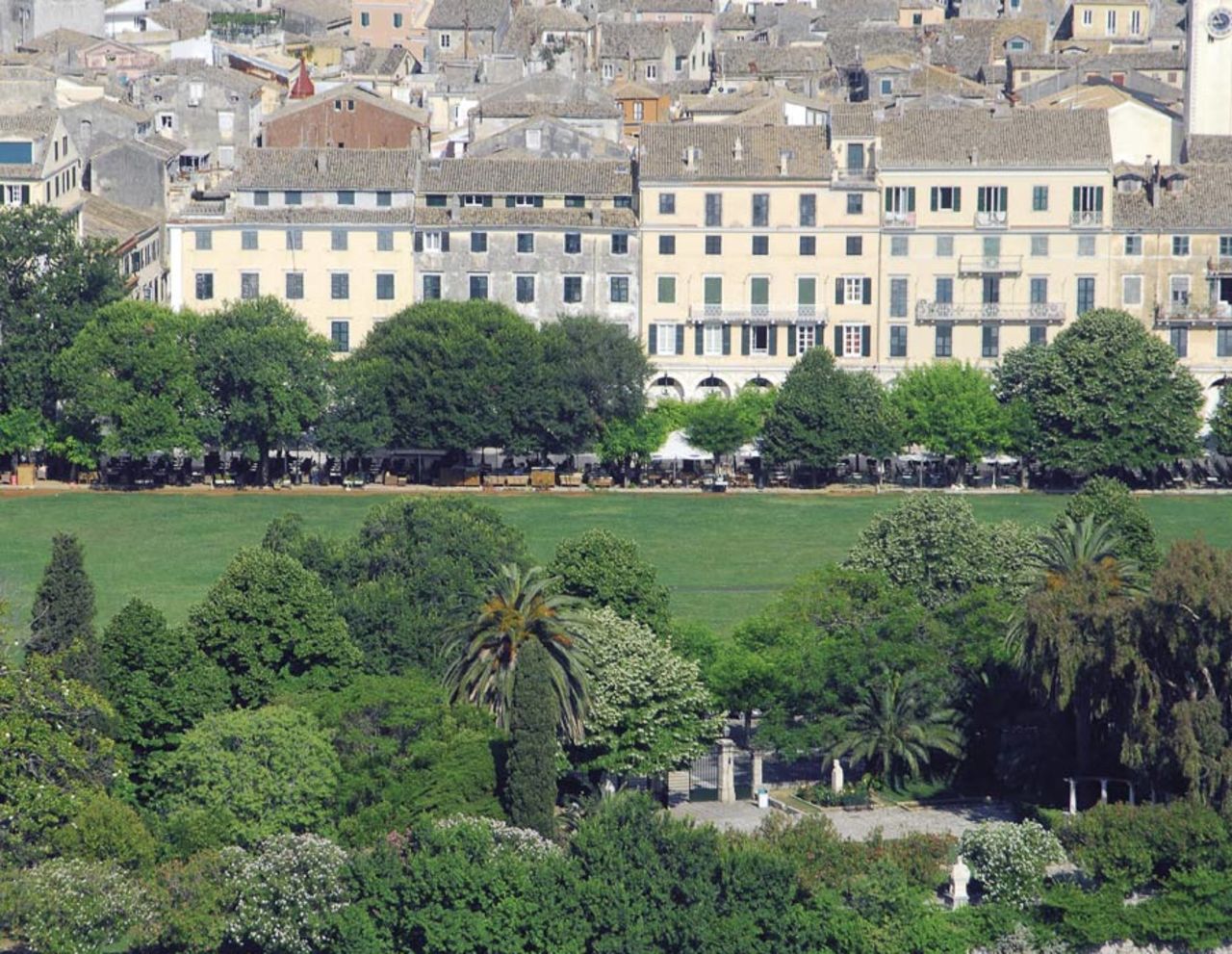 A cricket ground in Corfu, Greece