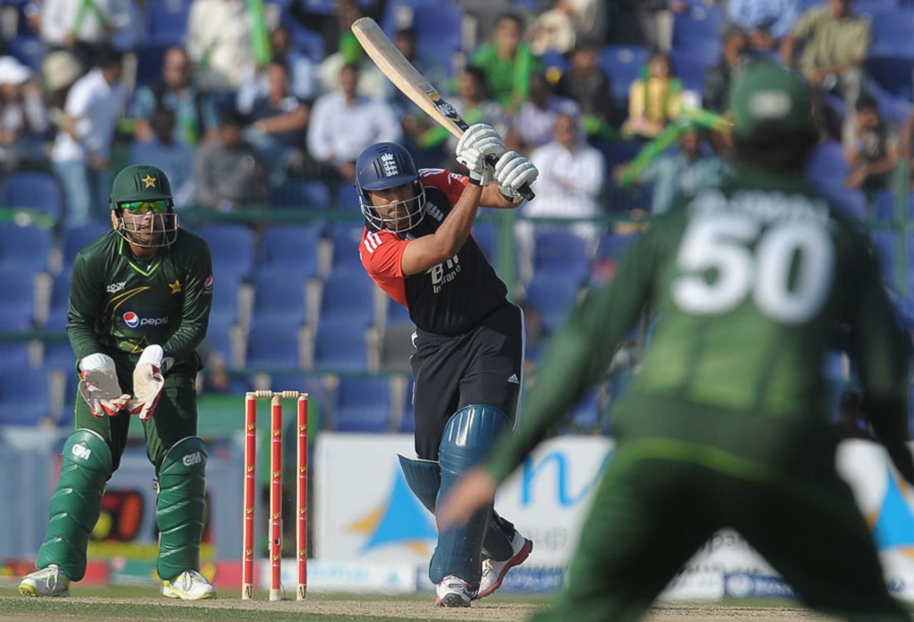 Ravi Bopara made his 7th ODI half-century, Pakistan v England, 1st ODI, Abu Dhabi, February, 13, 2012