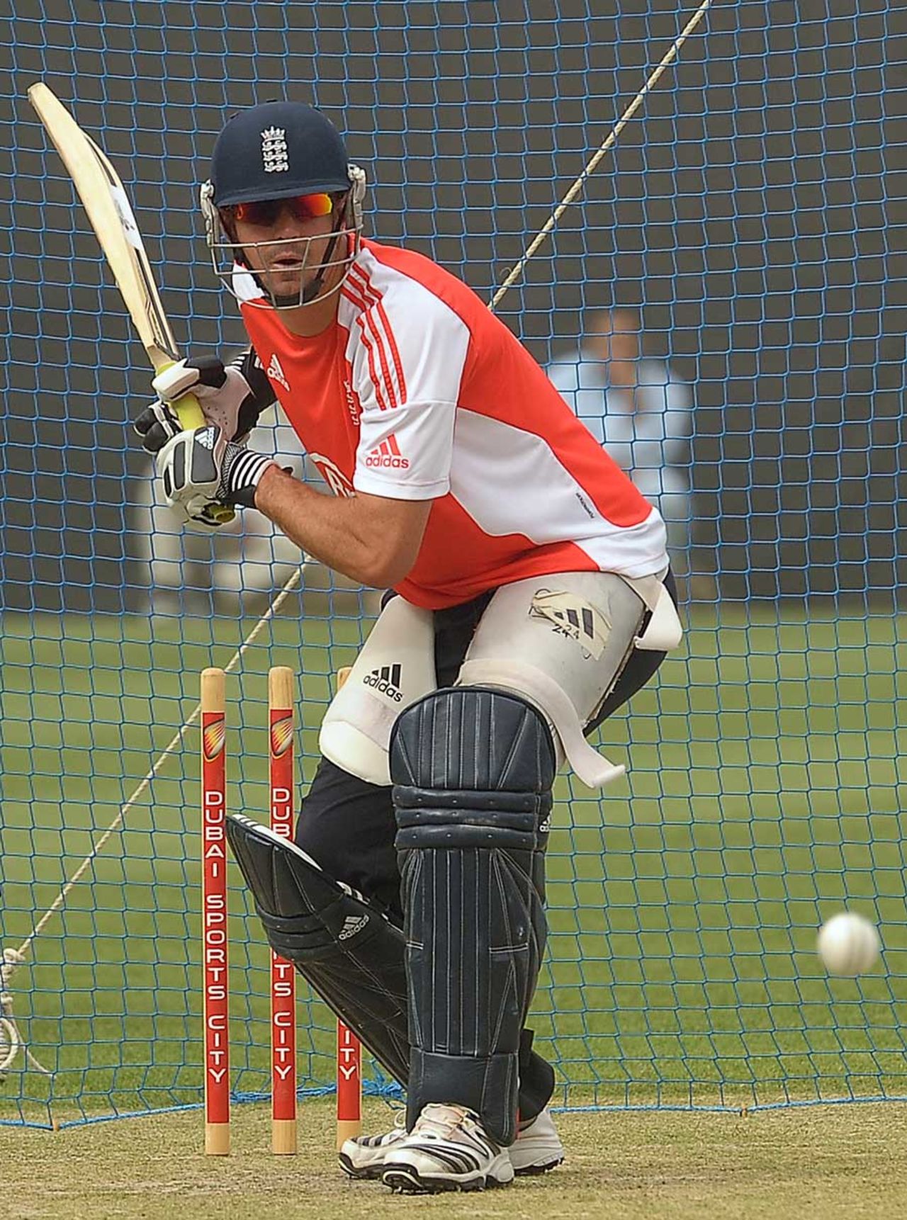 England's players needed sunglasses because of a sandstorm, Dubai, February 17, 2012