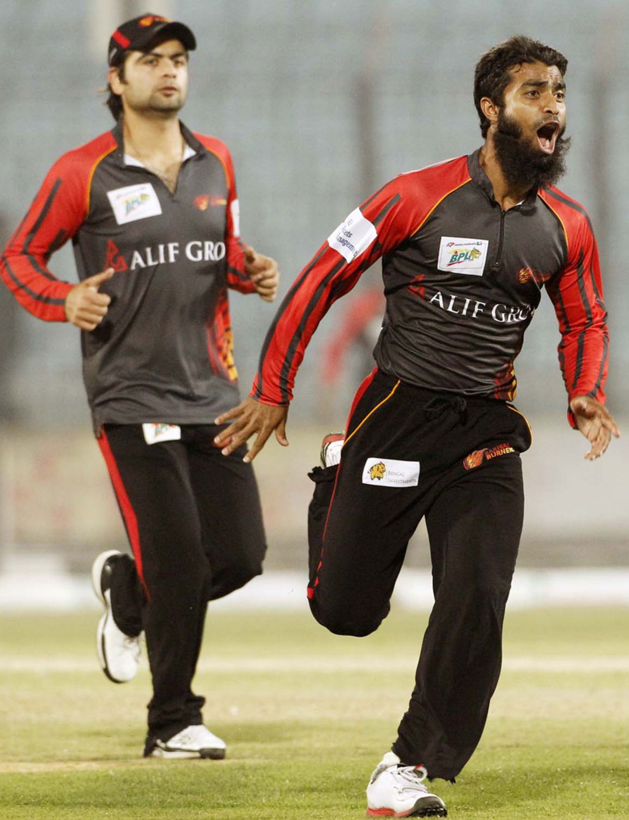 Suhrawadi Shuvo picked up three wickets, Barisal Burners v Sylhet Royals, BPL, Chittagong, February 19, 2012