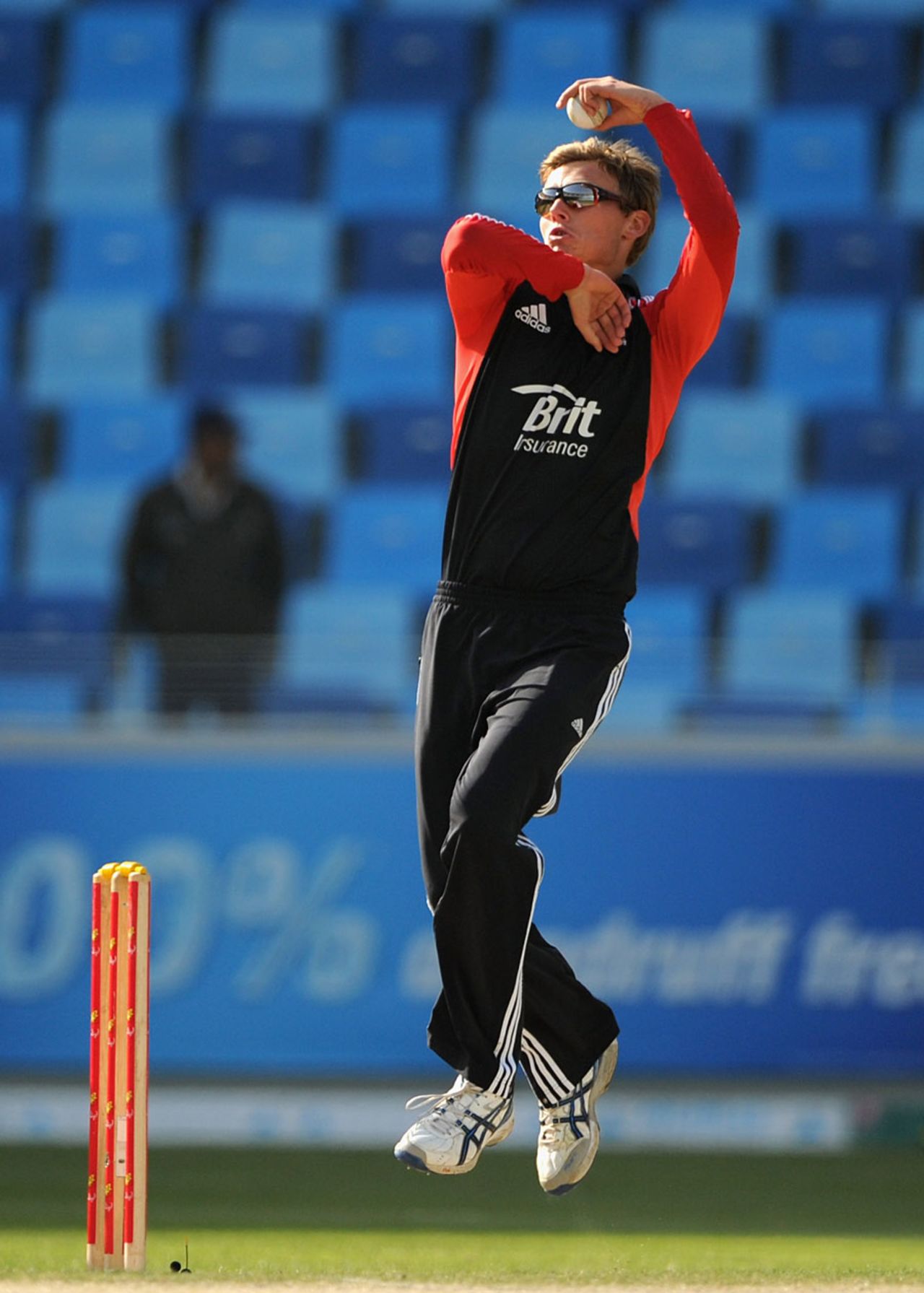 Danny Briggs made his one-day international debut in Dubai, Pakistan v England, 4th ODI, Dubai, February 21, 2012