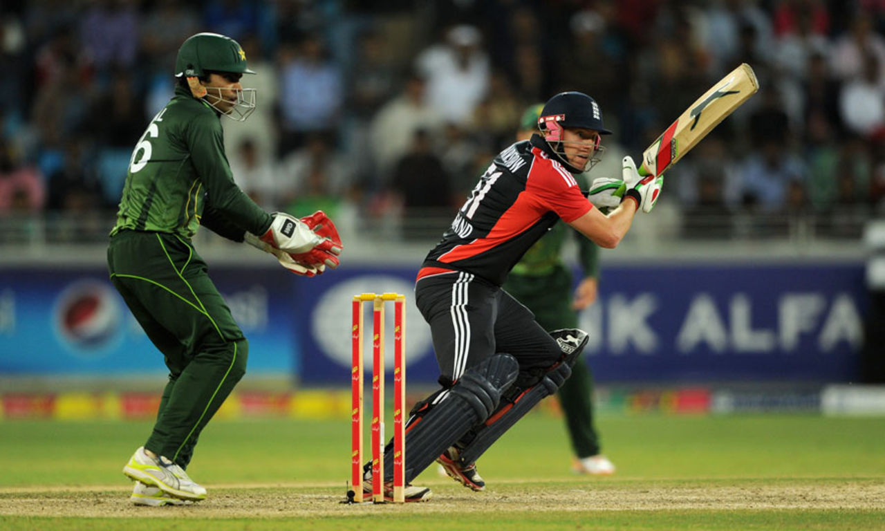 Jonny Bairstow tried to get England over the line, Pakistan v England, 1st T20, Dubai, February, 23, 2012