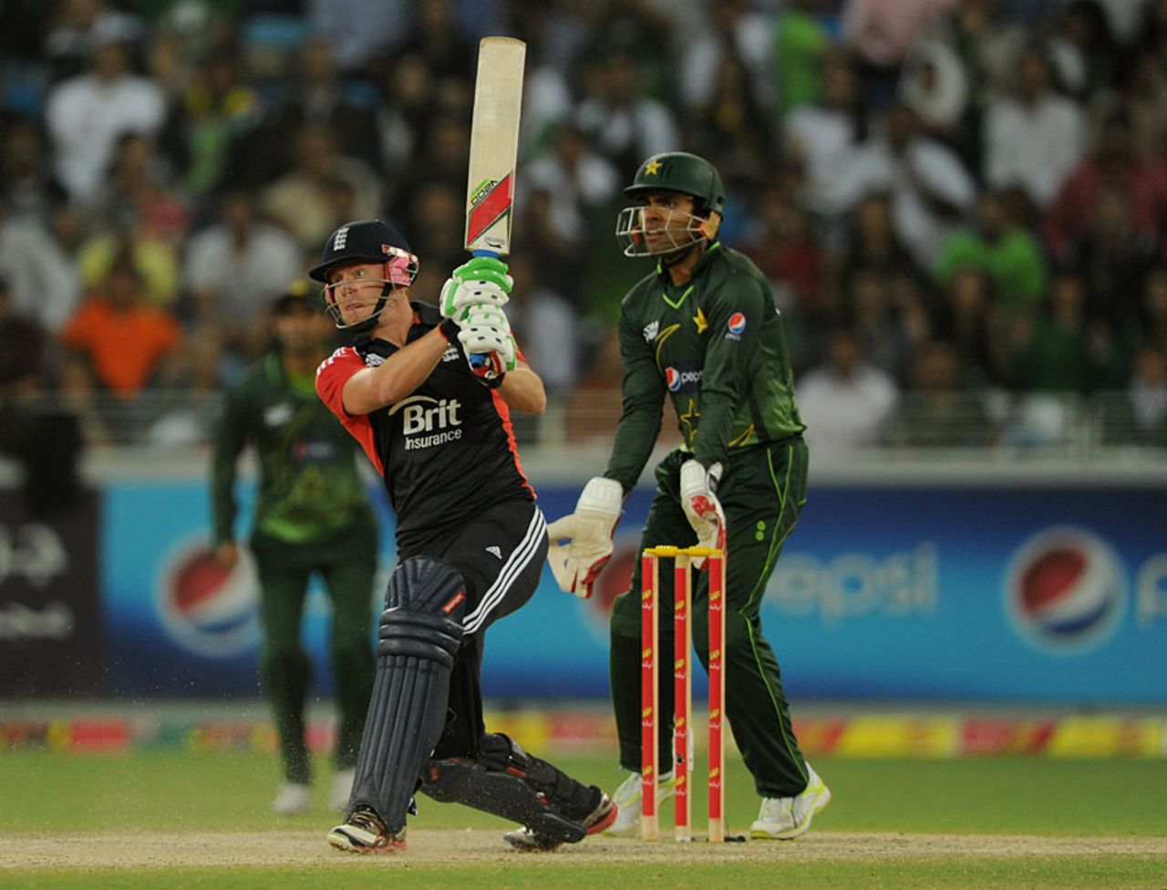 Jonny Bairstow hit his first international fifty, Pakistan v England, 2nd Twenty20, Dubai, February 25, 2012