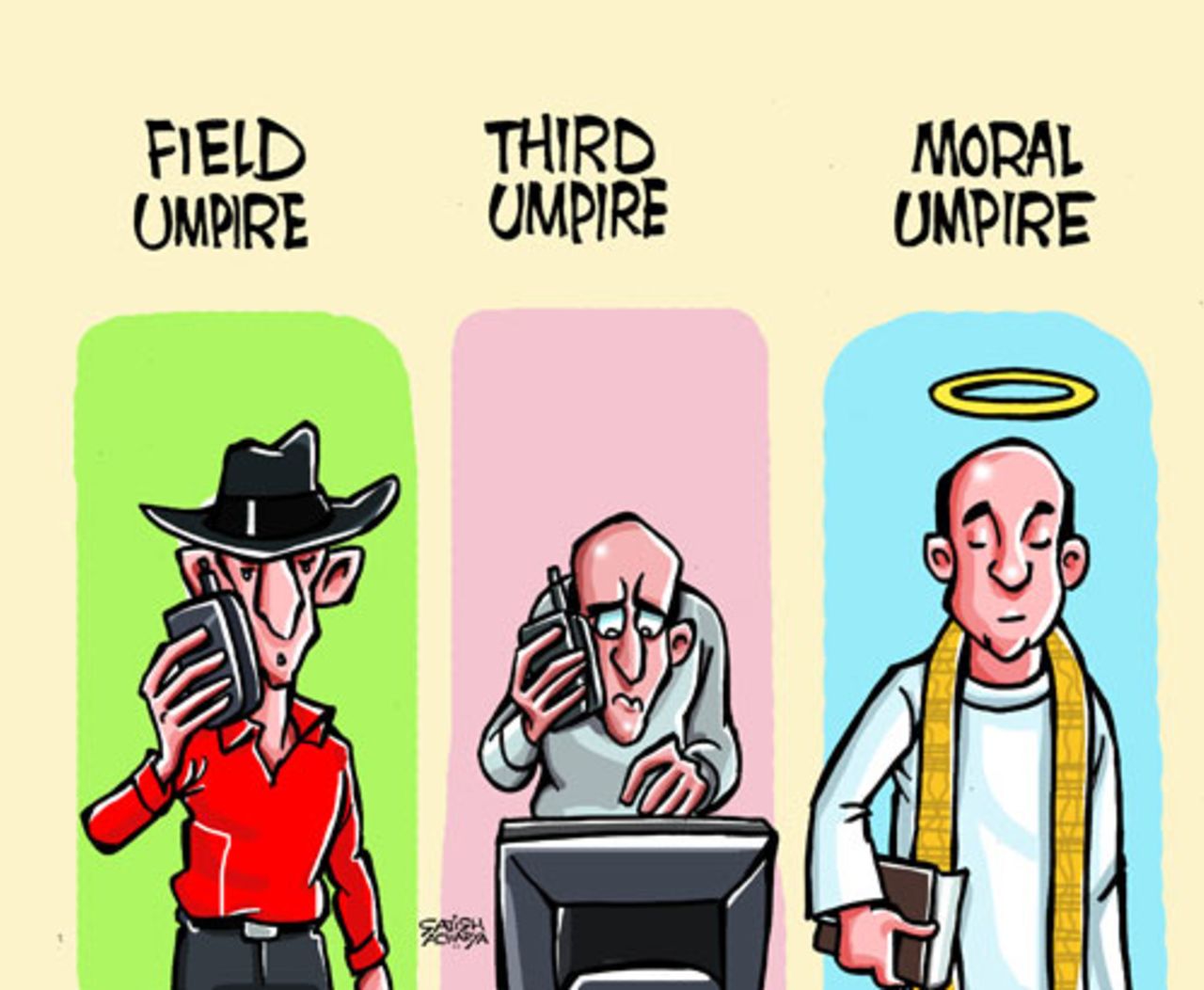 Cartoon: The other umpire