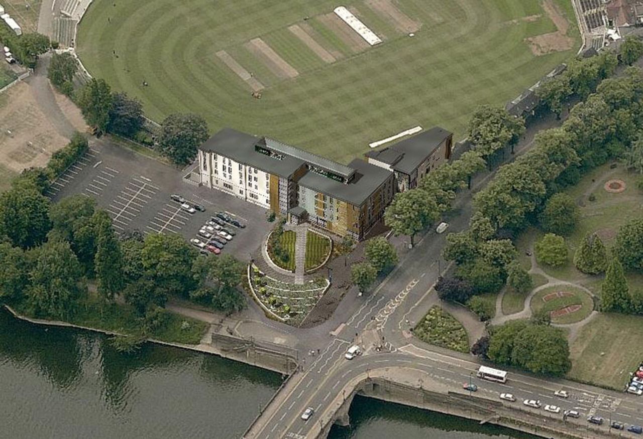 Computer-generated image of how the new development at New Road will look, March, 2, 2012