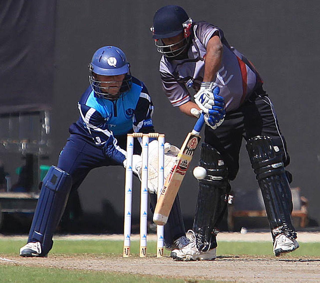 Swapnil Patil steered the UAE home with an unbeaten 55, UAE v Scotland, ICC World Cricket Championship, Sharjah, March, 7, 2012
