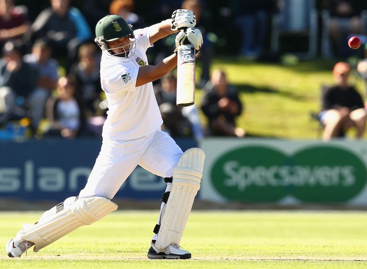 Alviro Petersen made a streaky 25, New Zealand v South Africa, 1st Test, Dunedin, 3rd day, March 9, 2012