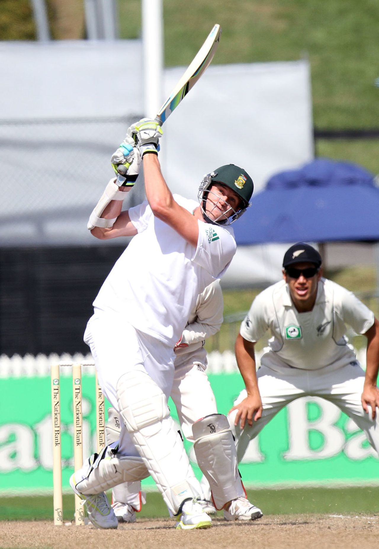 Morne Morkel contributed valuable runs down the order, New Zealand v South Africa, 2nd Test, Hamilton, 2nd day, March 16, 2012