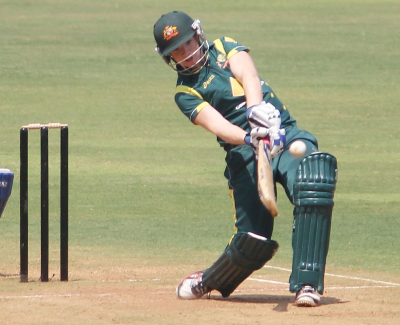 Jess Cameron hit 90 off 87 balls, India Women v Australia Women, 3rd ODI, Wankhede Stadium, Mumbai, March 16, 2012