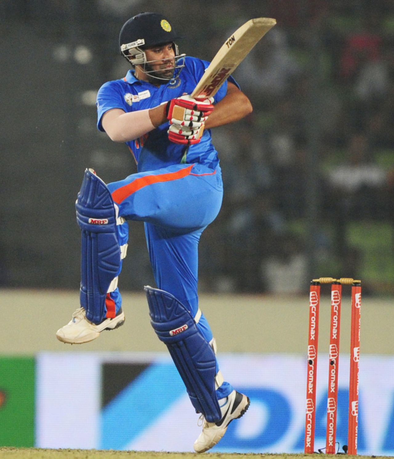 Rohit Sharma turns one off his hips, India v Pakistan, Asia Cup, Mirpur, March 18, 2012